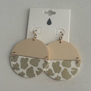Leopard earrings